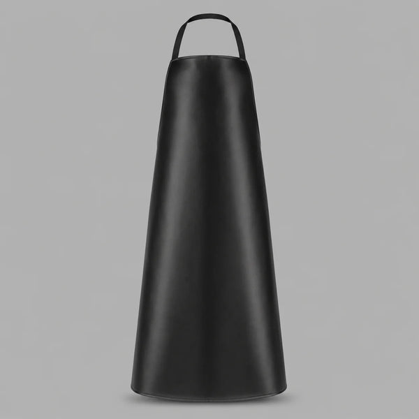 Schwarze Grillschürze mit wasserabweisender PU-Oberfläche – 3 Größen